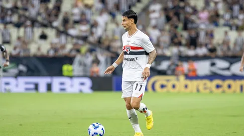 Ferreirinha, atacante do São Paulo. Foto: Baggio Rodrigues/AGIF