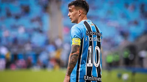 Cristaldo, jogador do Grêmio. Foto: Maxi Franzoi/AGIF