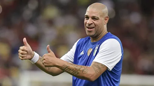 Adriano Imperador atuou pelo Corinthians em 2011. Foto: Thiago Ribeiro/AGIF