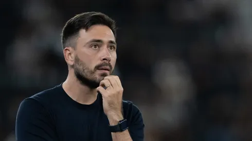 Davide Ancelotti durante confronto contra o Bragantino no Campeonato Brasileiro de 2025.