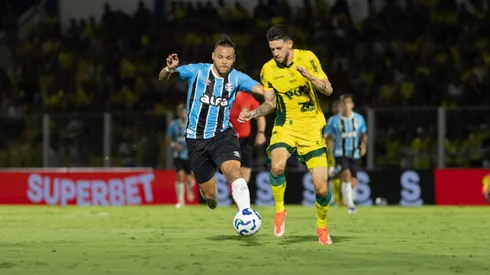 Mirassol x Grêmio, em partida do primeiro turno do Brasileirão 2025. Foto: Rainier Moura / Grêmio FBPA