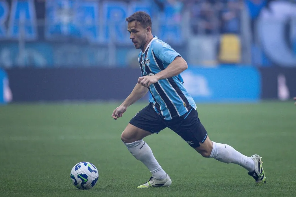 Arthur em Grêmio x Mirassol. Foto: Maxi Franzoi/AGIF