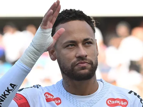 Neymar presenteia filho de Patric, ex-lateral do Atlético-MG