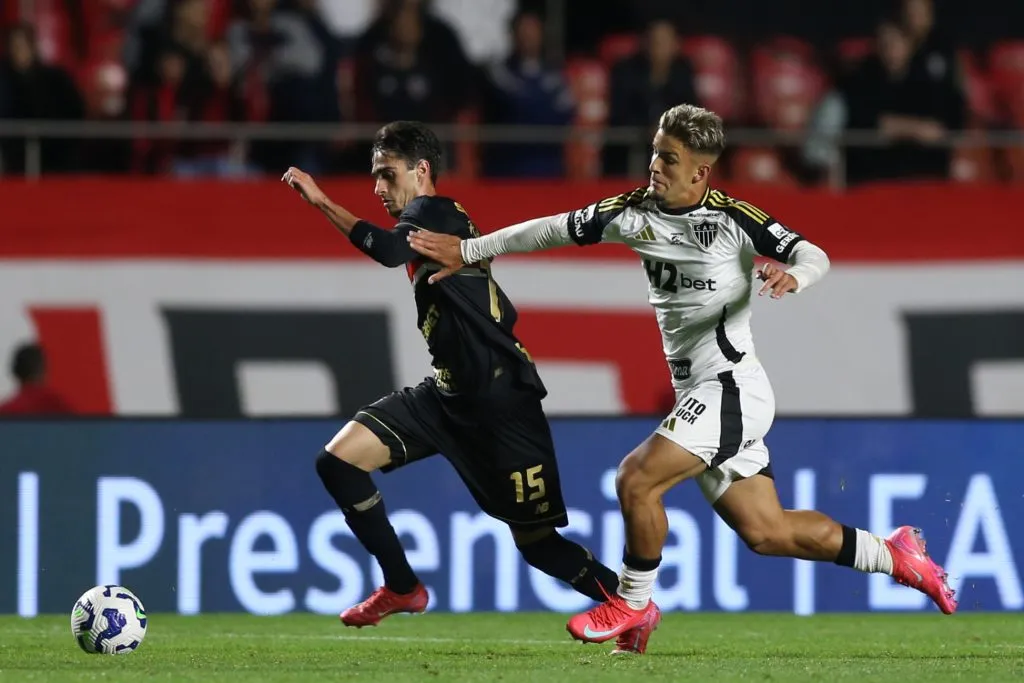 SP – SAO PAULO – 24/08/2025 – BRASILEIRO A 2025, SAO PAULO X ATLETICO-MG – Iseppe jogador do Atletico durante a partida contra o Sao Paulo no estadio Morumbis em Sao Paulo (SP), pelo campeonato Brasileiro A 2025. Foto: Marlon Costa/AGIF