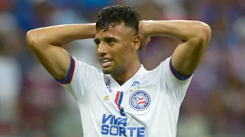 Lucho Rodríguez durante confronto contra o The Strongest na Libertadores 2025.