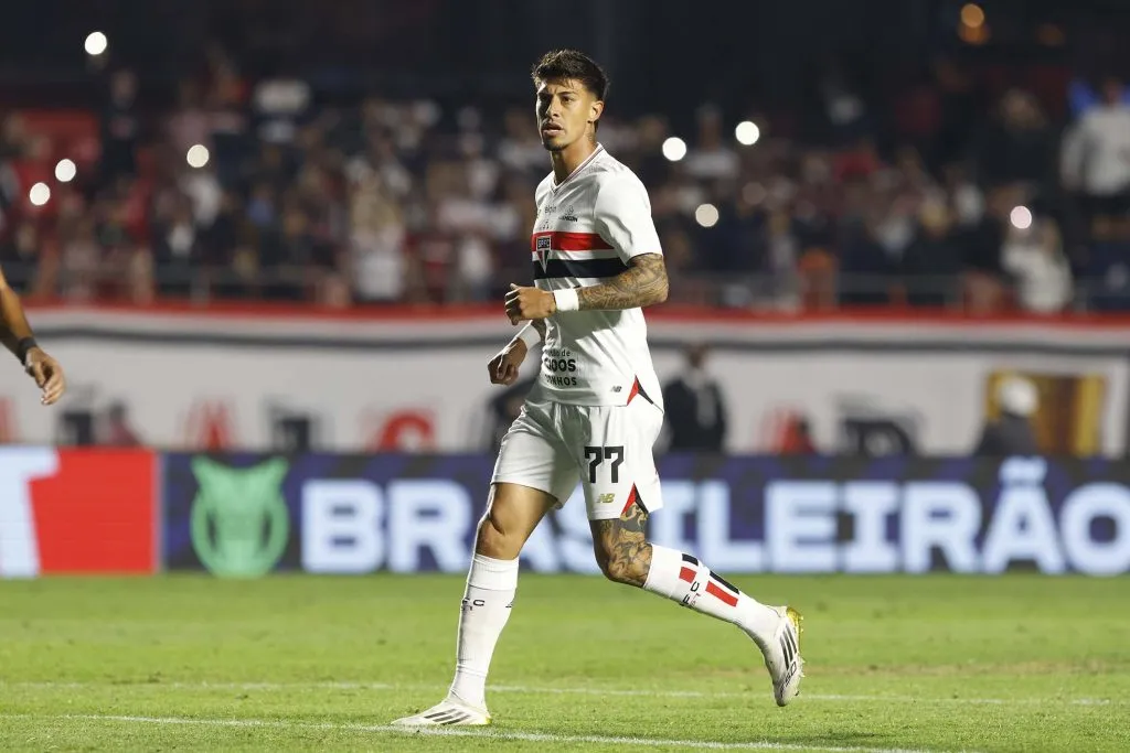 Rigoni atuou 32 minutos contra o Botafogo. Foto: Rubens Chiri / São Paulo FC