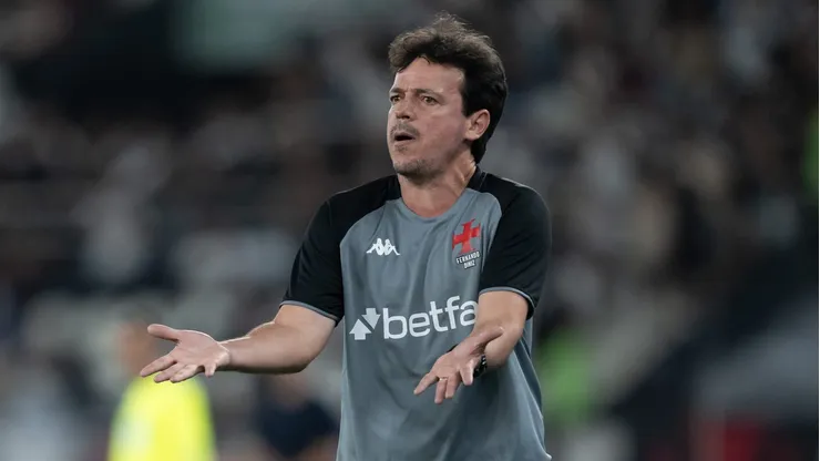 Fernando Diniz técnico do Vasco durante partida contra o Botafogo no estadio Engenhao pelo campeonato Copa Do Brasil 2025. Foto: Jorge Rodrigues/AGIF