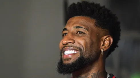 RJ - RIO DE JANEIRO - 27/07/2025 - BRASILEIRO A 2025, FLAMENGO X ATLETICO-MG - Emerson Royal jogador do Flamengo antes da partida contra o Atletico-MG no estadio Maracana pelo campeonato Brasileiro A 2025. Foto: Thiago Ribeiro/AGIF
