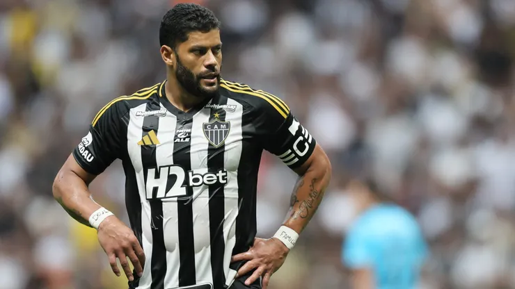 MG - BELO HORIZONTE - 14/09/2025 - BRASILEIRO A 2025, ATLETICO-MG X SANTOS - Hulk jogador do Atletico-MG durante partida contra o Santos no estadio Arena MRV pelo campeonato Brasileiro A 2025. Foto: Gilson Lobo/AGIF