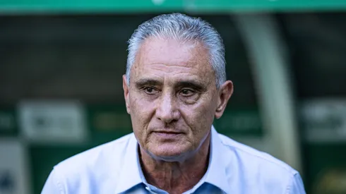 Tite tecnico do Flamengo durante partida contra o Palmeiras no estadio Arena Allianz Parque pelo campeonato Brasileiro A 2024.
