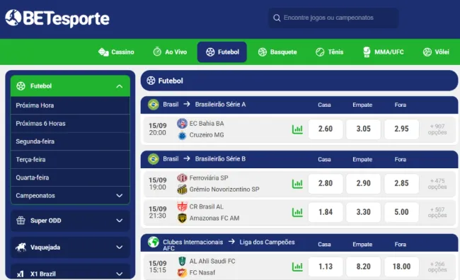 BETesporte Futebol