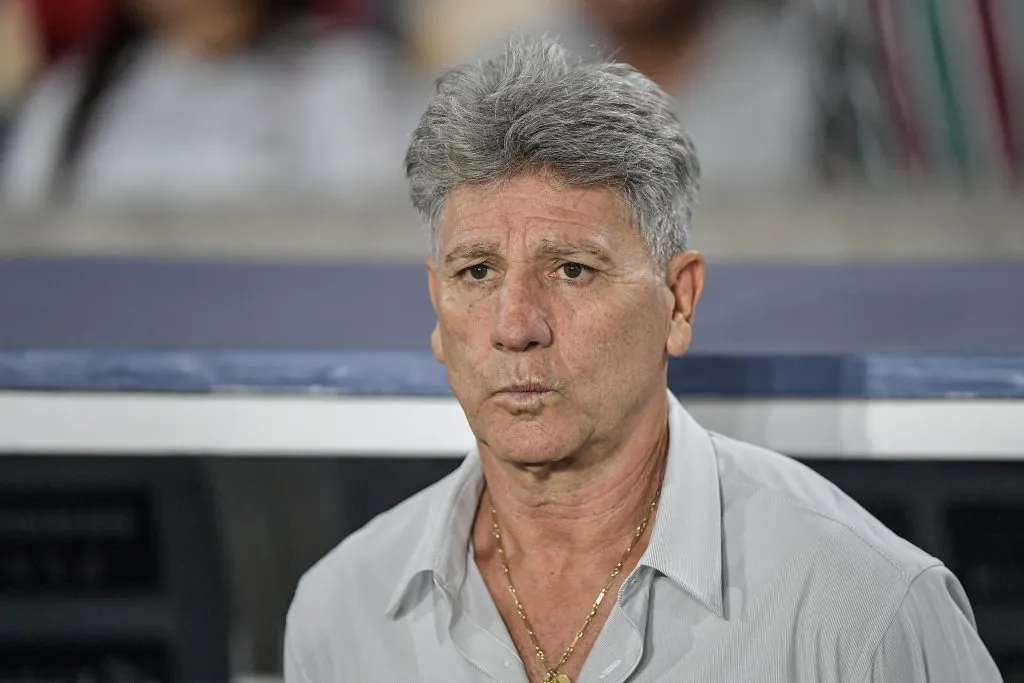 Renato Gaucho tecnico do Fluminense durante partida contra o Gremio no estadio Maracana pelo campeonato Brasileiro A 2025. Foto: Thiago Ribeiro/AGIF