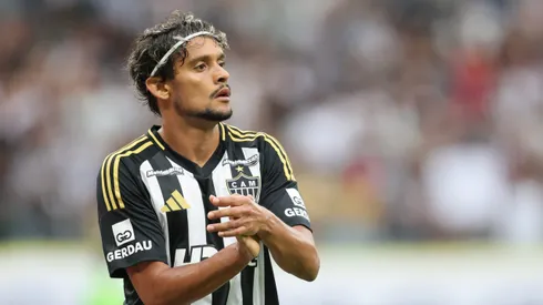 Gustavo Scarpa jogador do Atletico-MG durante partida contra o Sao Paulo no estadio Mineirao pelo campeonato Brasileiro A 2025.