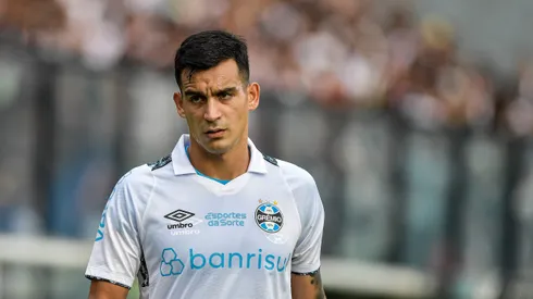 Cristaldo jogador do Gremio durante partida contra o Vasco no estadio Sao Januario pelo campeonato Brasileiro A 2024.