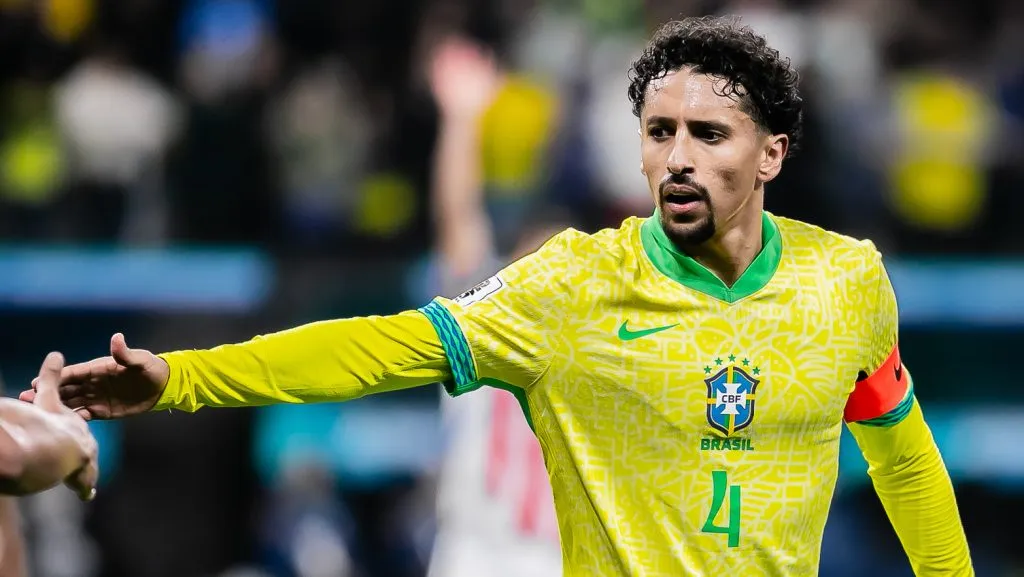 Marquinhos, ex-Corinthians, em campo pela Seleção Brasileira. Foto: Fernando Teramatsu/AGIF