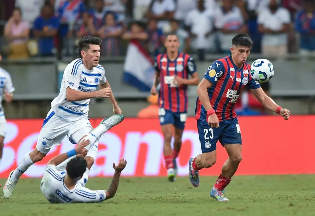 BA – SALVADOR – 15/09/2025 – BRASILEIRO A 2025, BAHIA X CRUZEIRO – Sanabria jogador do Bahia durante partida contra o Cruzeiro no estadio Arena Fonte Nova pelo campeonato Brasileiro A 2025. Foto: Jhony Pinho/AGIF