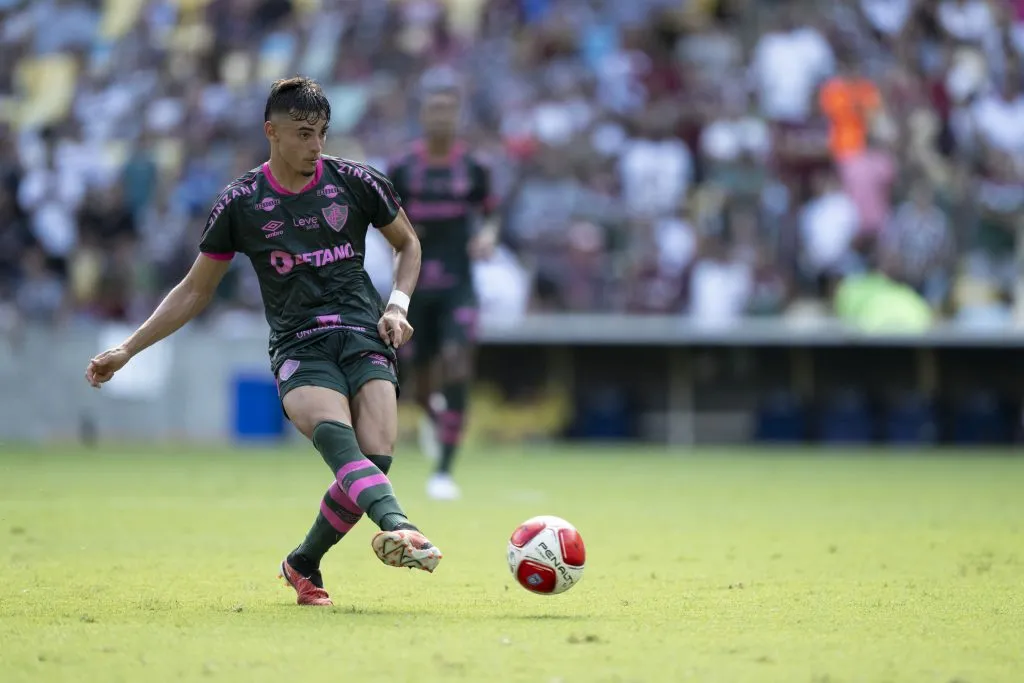 Felipe Andrade atuando no Fluminense em 2024 –  Foto: Jorge Rodrigues/AGIF