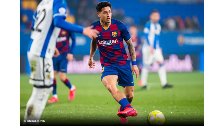 Kike Saverio foi anunciado pelo Vitória. Foto: Divulgação/Barcelona