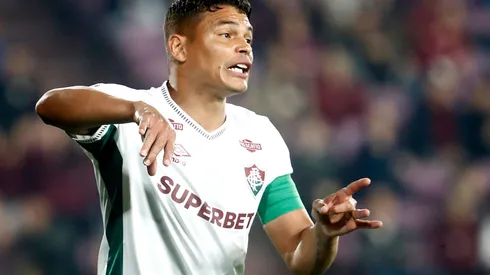 Thiago Silva em Lanús x Fluminense pela Sul-Americana 2025 (1). Marcos Brindicci/Getty Images