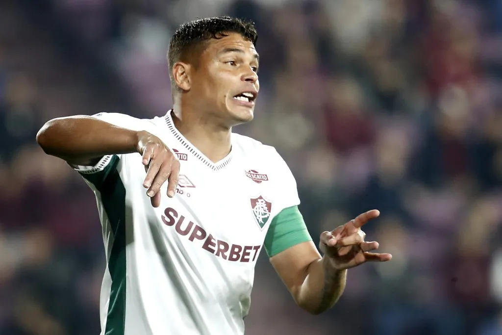 Thiago Silva é a esperança do Fluminense – Foto: Marcos Brindicci/Getty Images.