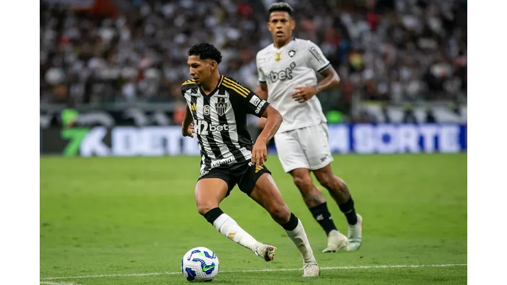 MG - BELO HORIZONTE - 20/04/2025 - BRASILEIRO A 2025, ATLETICO-MG X BOTAFOGO - Rony jogador do Atletico-MG durante partida contra o Botafogo no estadio Mineirao pelo campeonato Brasileiro A 2025. Foto: Fernando Moreno/AGIF