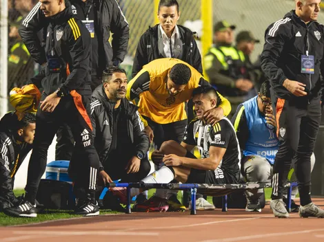 Cuello, do Atlético-MG, corre risco de ruptura dos ligamentos