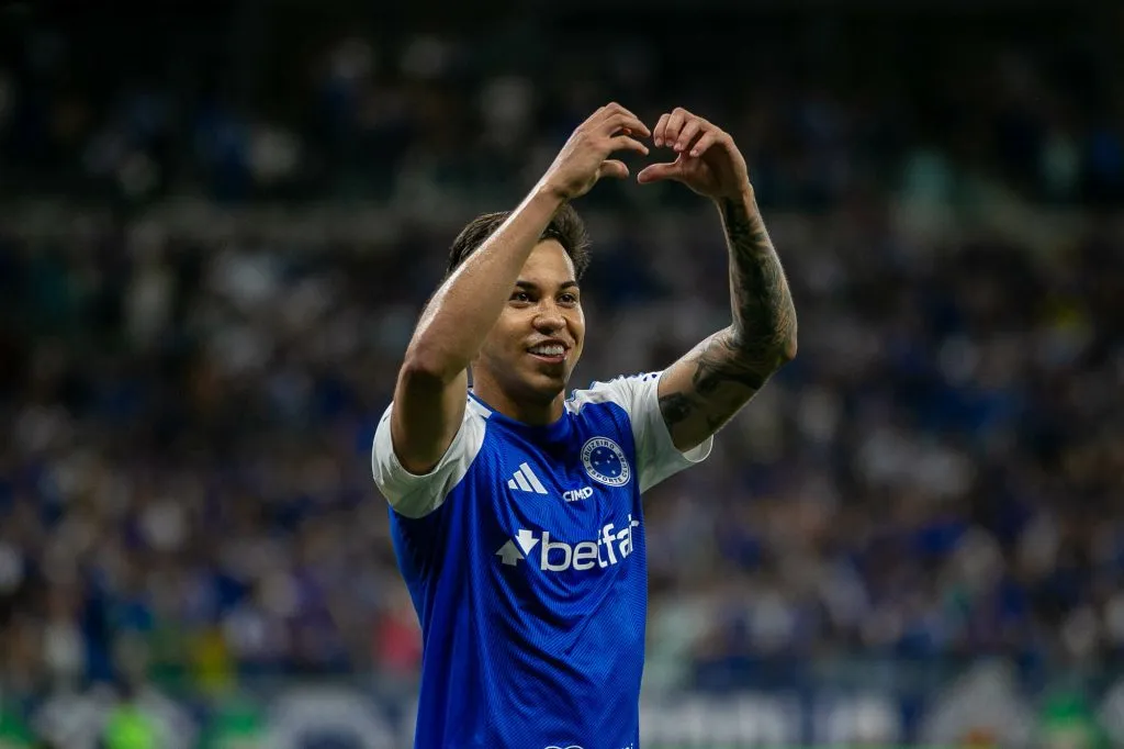 Kaio Jorge vive grande fase no Cruzeiro. Foto: Fernando Moreno/AGIF