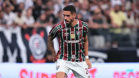Renato Augusto jogador do Fluminense durante partida contra o Corinthians no estadio Arena Corinthians pelo campeonato Brasileiro A 2024. Foto: Ettore Chiereguini/AGIF