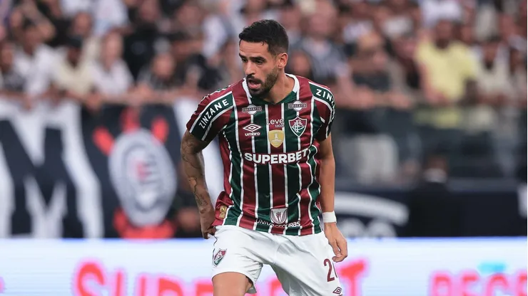 Renato Augusto jogador do Fluminense durante partida contra o Corinthians no estadio Arena Corinthians pelo campeonato Brasileiro A 2024. Foto: Ettore Chiereguini/AGIF