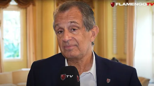 BAP, presidente do Flamengo. Foto: Reprodução/Flamengo TV – YouTube