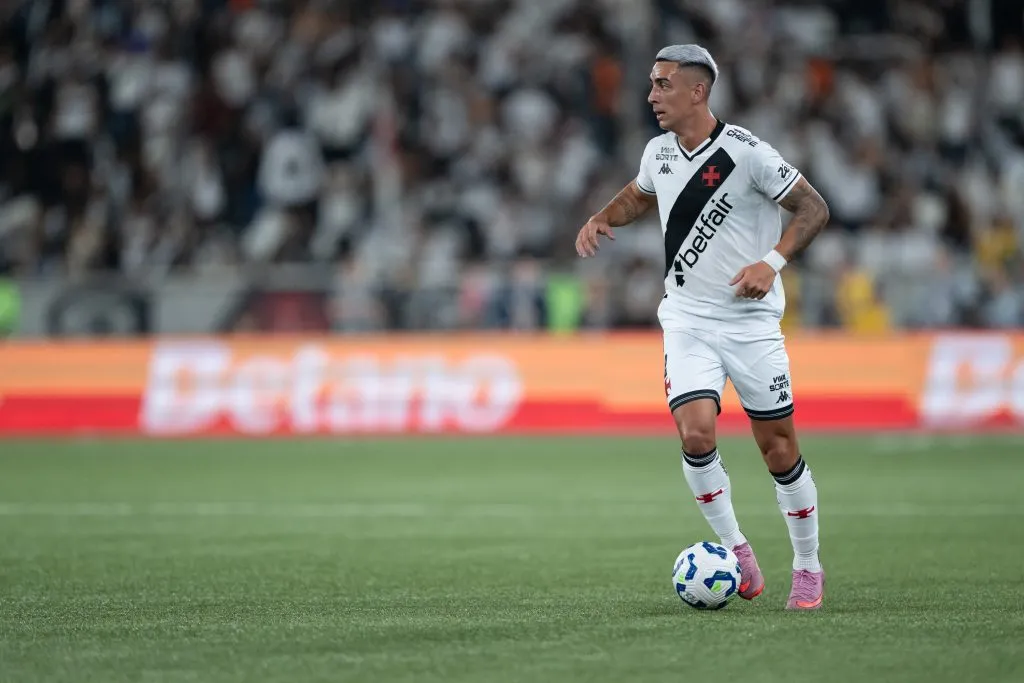 RJ – RIO DE JANEIRO – 11/09/2025 – COPA DO BRASIL 2025, BOTAFOGO X VASCO – Puma Rodriguez jogador do Vasco durante partida contra o Botafogo no estadio Engenhao pelo campeonato Copa Do Brasil 2025. Foto: Jorge Rodrigues/AGIF