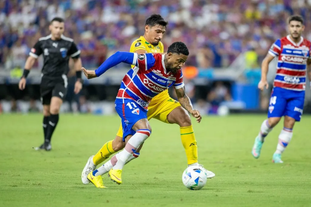 CE – FORTALEZA – 13/05/2025 – COPA LIBERTADORES 2025, FORTALEZA X ATLETICO BUCAMARANGA – [Marinho] jogador do Fortaleza durante partida contra o Atletico Bucamaranga no estadio Castelao pelo campeonato Copa Libertadores 2025. Foto: Baggio Rodrigues/AGIF