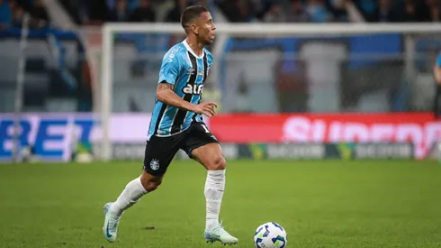 Marcos Rocha jogador do Gremio durante partida contra o Ceara no estadio Arena do Gremio pelo campeonato Brasileiro A 2025.