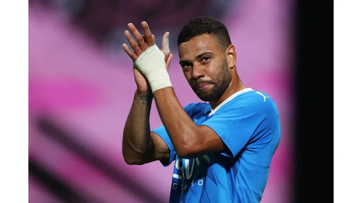 Renan Lodi em amistoso entre Al-Hilal e Inter Miami em 2024.