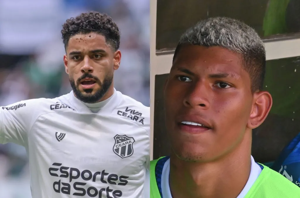 Matheus Bahia e Marcos Victor são desfalqus do Ceará (Imagem: Marcello Zambrana/AGIF/ Walmir Cirne/AGIF)