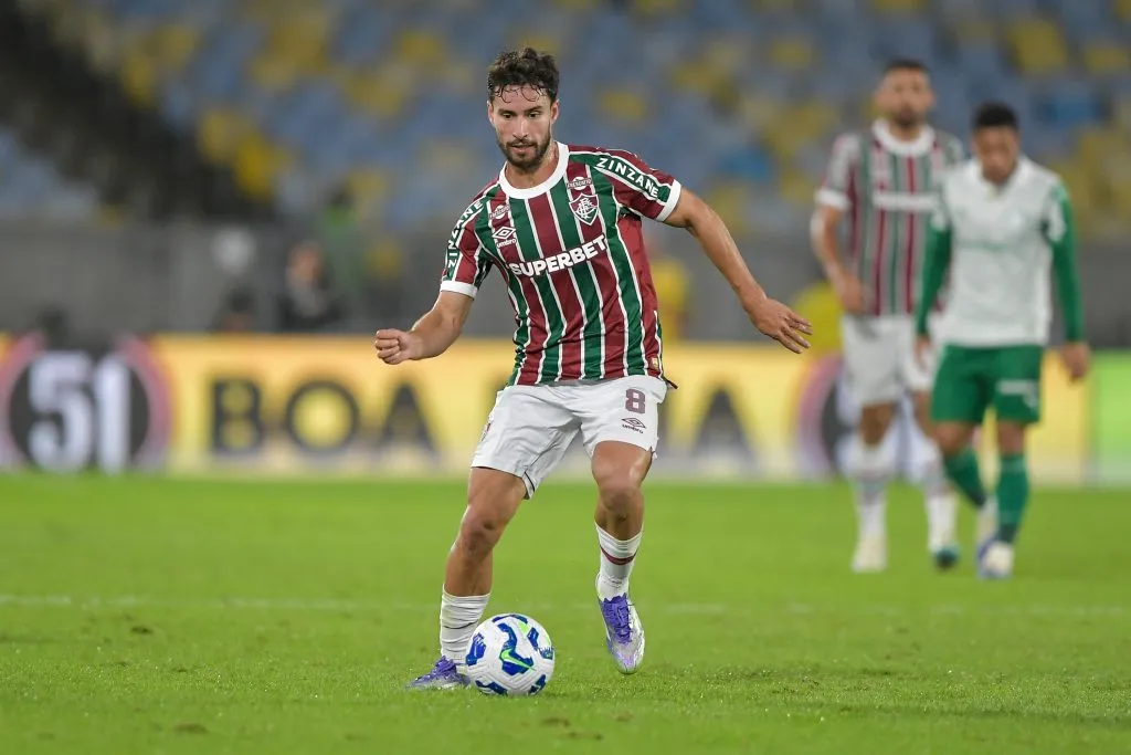Martinelli jogador do Fluminense durante partida contra o Palmeiras – Foto: Thiago Ribeiro/AGIF
