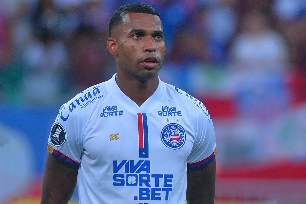 BA – SALVADOR – 13/03/2025 – COPA LIBERTADORES 2025, BAHIA X BOSTON RIVER – Jean Lucas, jogador do Bahia durante partida contra o Boston River no estadio Arena Fonte Nova pelo campeonato Copa Libertadores 2025. Foto: Walmir Cirne/AGIF