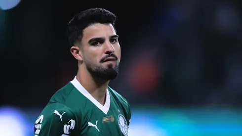 SP – SAO PAULO – 13/09/2025 – BRASILEIRO A 2025, PALMEIRAS X INTERNACIONAL – Flaco Lopez jogador do Palmeiras durante partida contra o Internacional no estadio Arena Allianz Parque pelo campeonato Brasileiro A 2025. Foto: Ettore Chiereguini/AGIF
