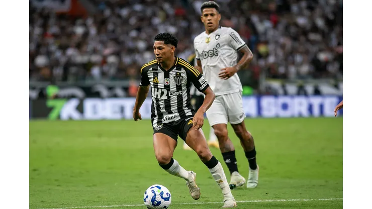 MG - BELO HORIZONTE - 20/04/2025 - BRASILEIRO A 2025, ATLETICO-MG X BOTAFOGO - Rony jogador do Atletico-MG durante partida contra o Botafogo no estadio Mineirao pelo campeonato Brasileiro A 2025. Foto: Fernando Moreno/AGIF