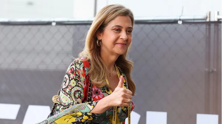 Leila Pereira, presidente do Palmeiras. Foto: Luke Hales/Getty Images
