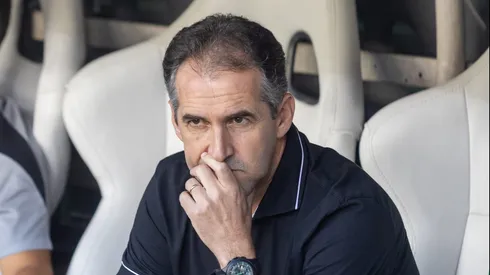 Leo Conde tecnico do Ceara durante partida contra o Juventude no estadio Arena Castelao pelo campeonato Brasileiro A 2025. Foto: Lucas Emanuel/AGIF
