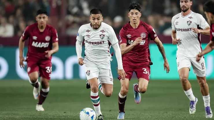Fluminense enfrentou o Lanús no Estádio Ciudad de Lanús, pela primeira partida das quartas de final da Copa Sul-americana 2025. FOTO: MARCELO GONÇALVES / FLUMINENSE F.C.