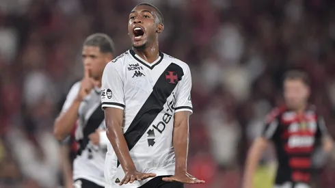 Rayan marcou o gol de empate do Vasco contra o Flamengo. Foto: AGIF