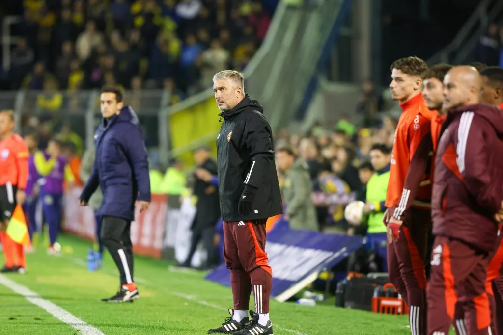 Pablo Fernandez durante o duelo Internacional e Rosário Central, pela Sul-Americana de 2024 – Foto: Ricardo Duarte/SC Internacional