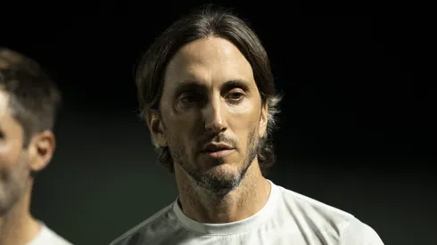 Luis Zubeldia técnico do Sao Paulo durante partida contra o Vasco no estadio Sao Januario pelo campeonato Brasileiro A 2024. Foto: Jorge Rodrigues/AGIF