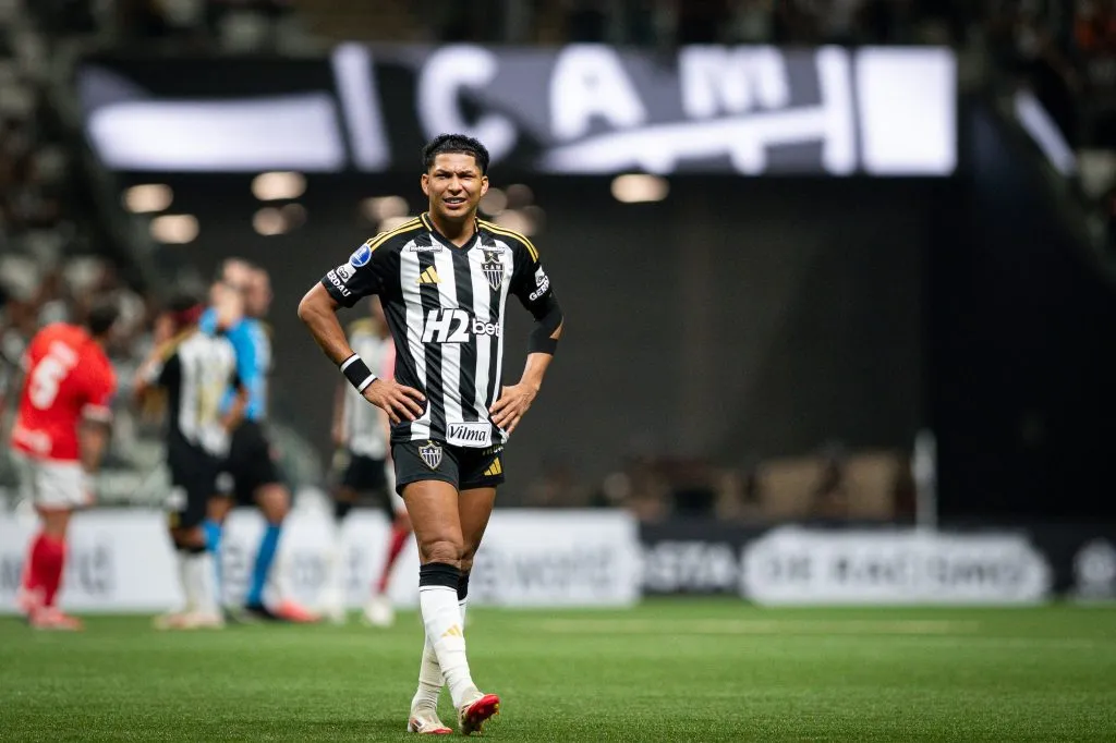 MG – BELO HORIZONTE – 29/05/2025 – COPA SUL-AMERICANA 2025, ATLETICO X CIENCIANO – Rony jogador do Atletico durante partida contra o Cienciano no estadio Arena MRV pelo campeonato Copa Sul-americana 2025. Foto: Alessandra Torres/AGIF