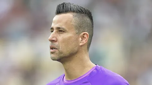 Fabio goleiro do Fluminense durante partida contra o Fortaleza no estadio Maracana pelo campeonato Brasileiro A 2025. Foto: Thiago Ribeiro/AGIF
