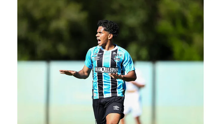 Grêmio supera o Santos, pelo Brasileirão sub-17 e pega o RB Bragantino, nas quartas de final - Foto: Divulgação/Grêmio