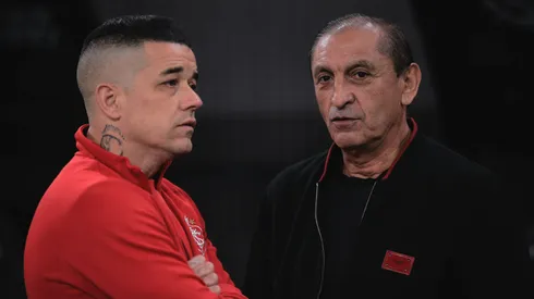 SP – SAO PAULO – 05/10/2024 – BRASILEIRO A 2024, CORINTHIANS X INTERNACIONAL – Ramon Diaz tecnico do Internacional durante partida contra o Corinthians no estadio Arena Corinthians pelo campeonato Brasileiro A 2024. Foto: Ettore Chiereguini/AGIF