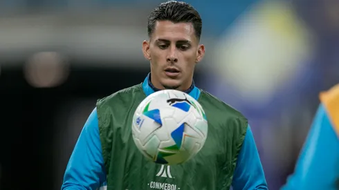 Cristian Pavon jogador do Gremio durante partida contra o Atletico Grau no estadio Arena do Gremio pelo campeonato Copa Sul-americana 2025.